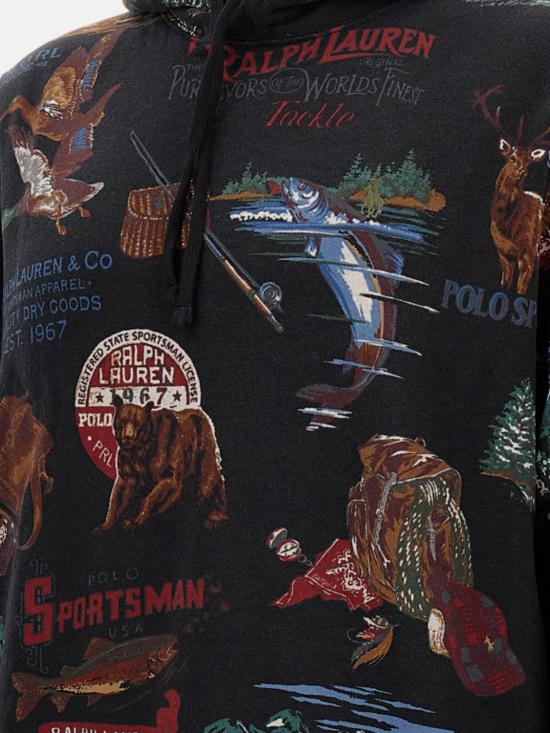 25FW 폴로 랄프로렌 긴팔 티셔츠 710980790 001 Black - POLO RALPH LAUREN