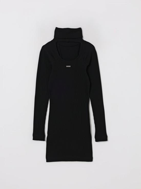 25FW [키즈] 모나리자 원피스 41F9046214 0050 Black - MONNALISA