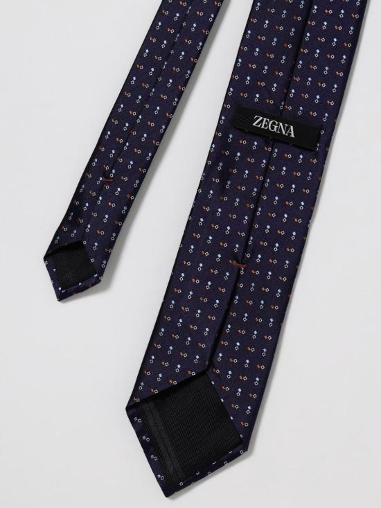 25FW 에르메네질도제냐 넥타이 1P8Z2C43TA2 418 Navy - ERMENEGILDO ZEGNA