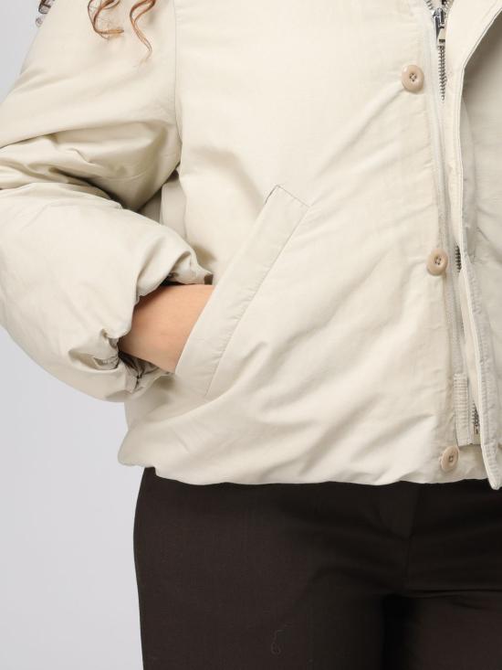 25FW 르메르 숏 푸퍼 블루종 OW1151LF1019 WH050 Beige - LEMAIRE