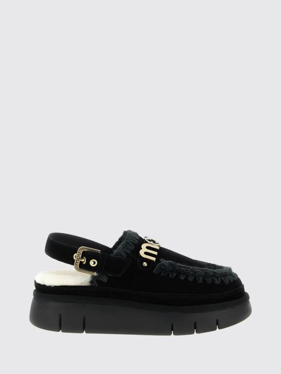 25FW 모우 뮬/슬리퍼 FW531026A BKBK Black