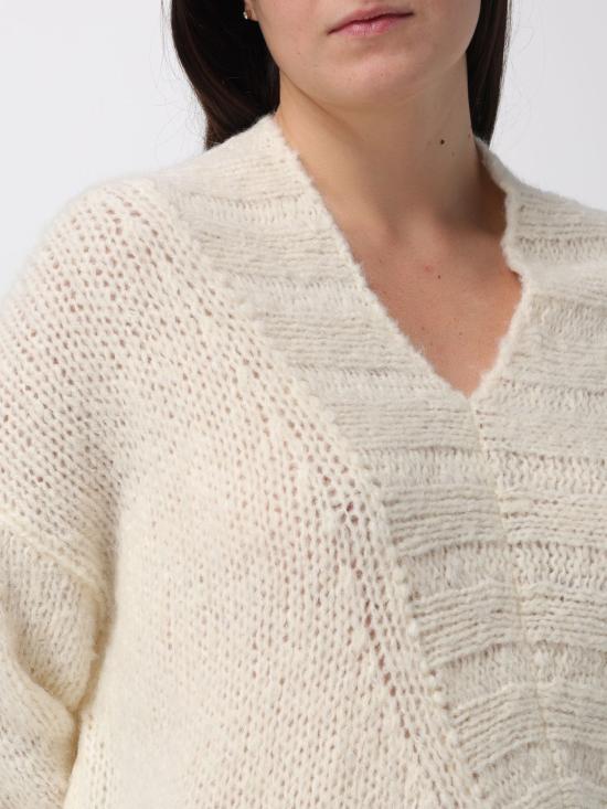 25FW 메이메이즈 스웨터 M5IZ91 111 Milk - MEIMEIJ