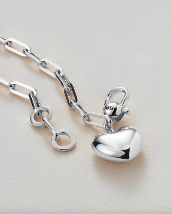  제니 버드 바디 주얼리 퍼피 하트 팔찌 실버 - JENNY BIRD