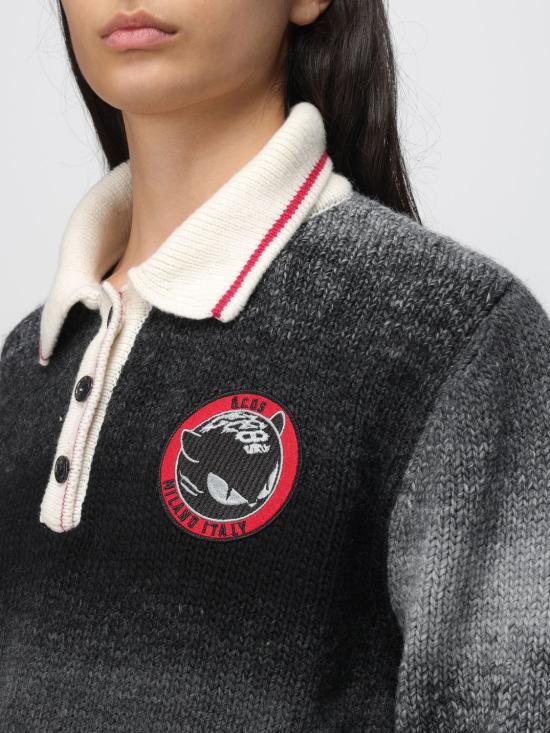 25FW 지씨디에스 폴로 티셔츠 B2CW2512KJ3 95 Grey - GCDS