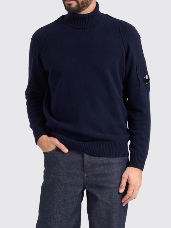 25FW 씨피 컴퍼니 램스울 GRS 터틀넥 19CMKN166A110149A 888 Blue - C.P. COMPANY