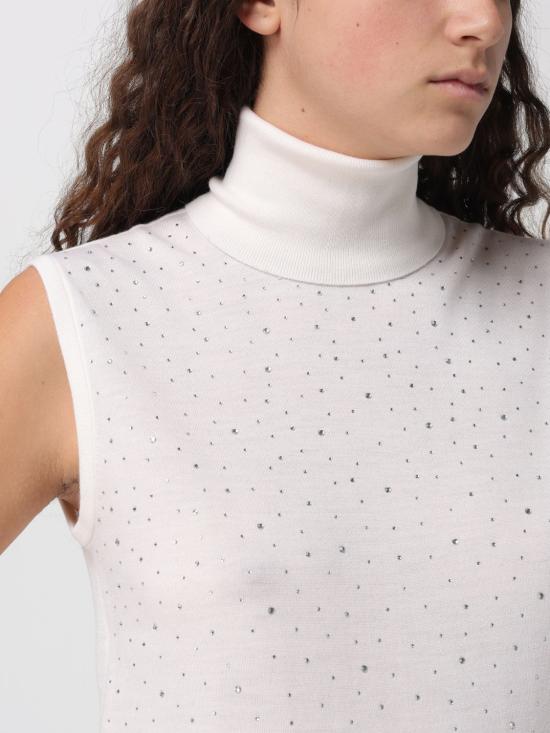 25FW 엠포리오 아르마니 민소매 티셔츠 EW002686AF19176 F0015 White - EMPORIO ARMANI