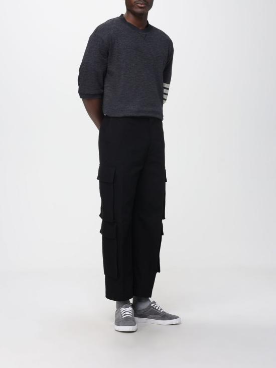 25FW 톰브라운 반팔 티셔츠 MJS292AJ0213 015 Grey - THOM BROWNE