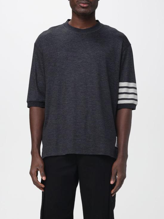 25FW 톰브라운 반팔 티셔츠 MJS292AJ0213 015 Grey