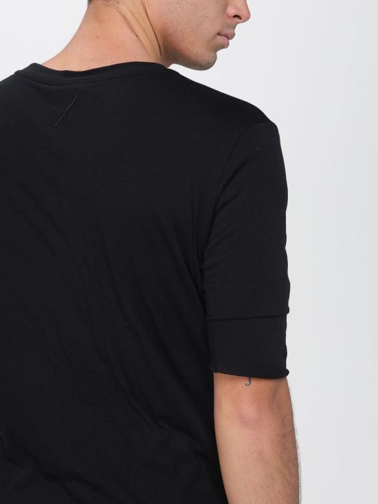 25FW 톰크롬 반팔 티셔츠 MTS892 Black - THOM KROM