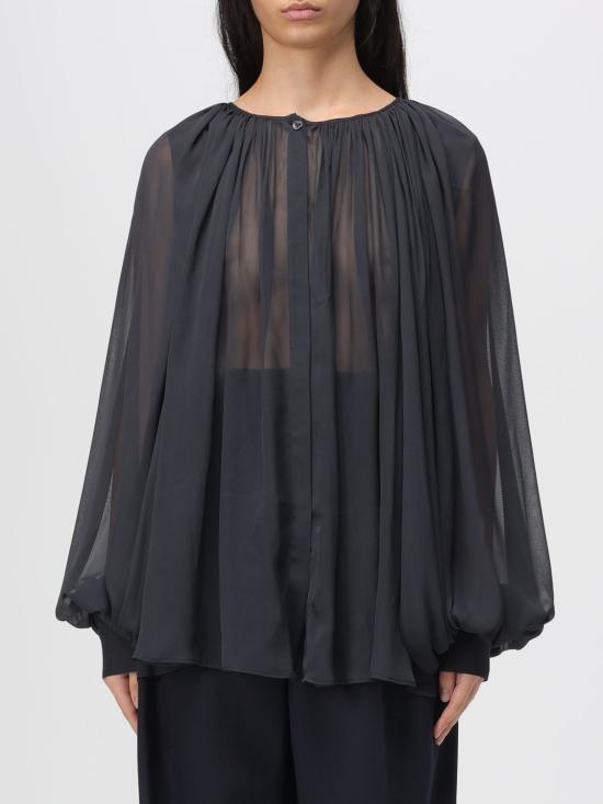 25FW 세미쿠튀르 블라우스 S5WU05 Y49 0 Grey