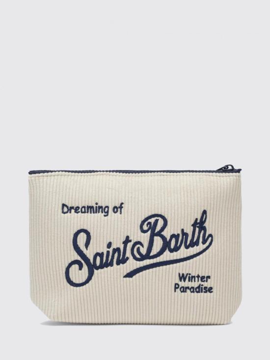 25FW 세인트바쓰 클러치/파우치 ALI0024 11 EMB Beige - MC2 SAINT BARTH