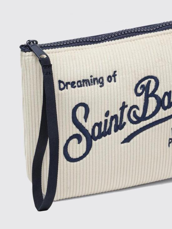 25FW 세인트바쓰 클러치/파우치 ALI0024 11 EMB Beige - MC2 SAINT BARTH