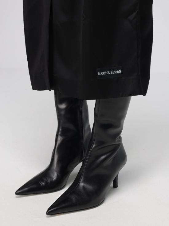 25FW 마린세르 롱 원피스 WDR421ACWOV0056 BK99 Black - MARINE SERRE