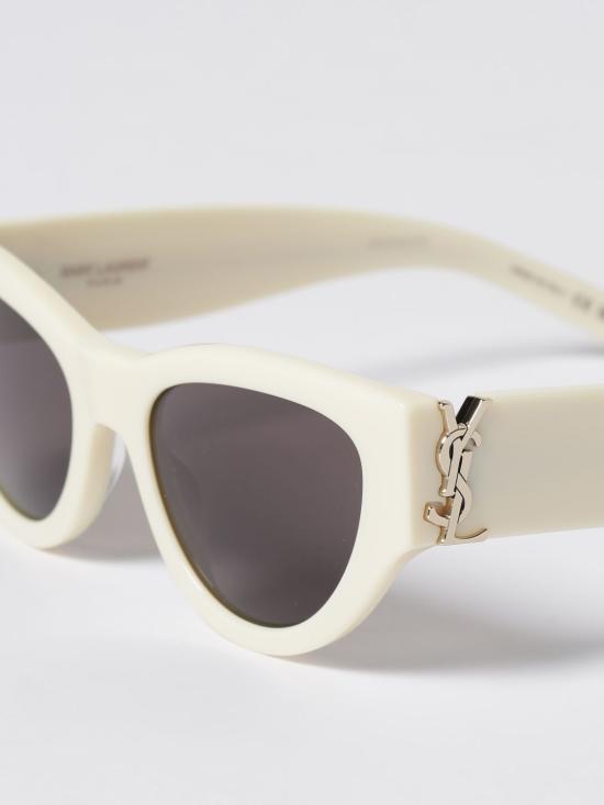 25FW 생로랑 선글라스 SLM94 012 White - SAINT LAURENT