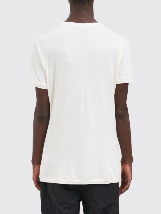 25FW 톰크롬 반팔 티셔츠 MTS886 Cream - THOM KROM