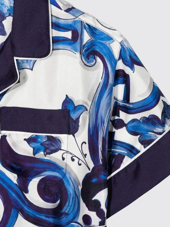 25FW [키즈] 돌체앤가바나 셔츠 L55S65G7EY5 HA3TN Blue - DOLCE & GABBANA