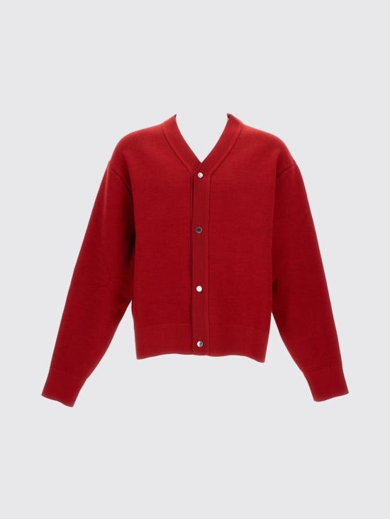 25FW 자크뮈스 스웨터 CDM00292CK00185 040 Red - JACQUEMUS