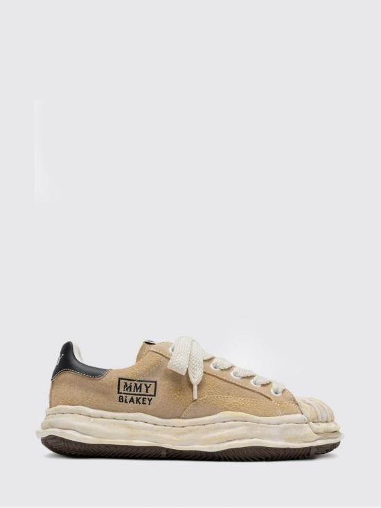 25FW 메종 미하라 야스히로 블레이키 OG 솔 빈티지 스웨이드 로우탑 스니커즈 A15FW728 WHITE Beige