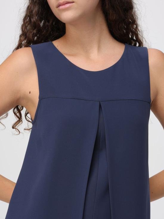 25FW 엠포리오 아르마니 점프수트 EW002742AF10206 UB092 Blue - EMPORIO ARMANI