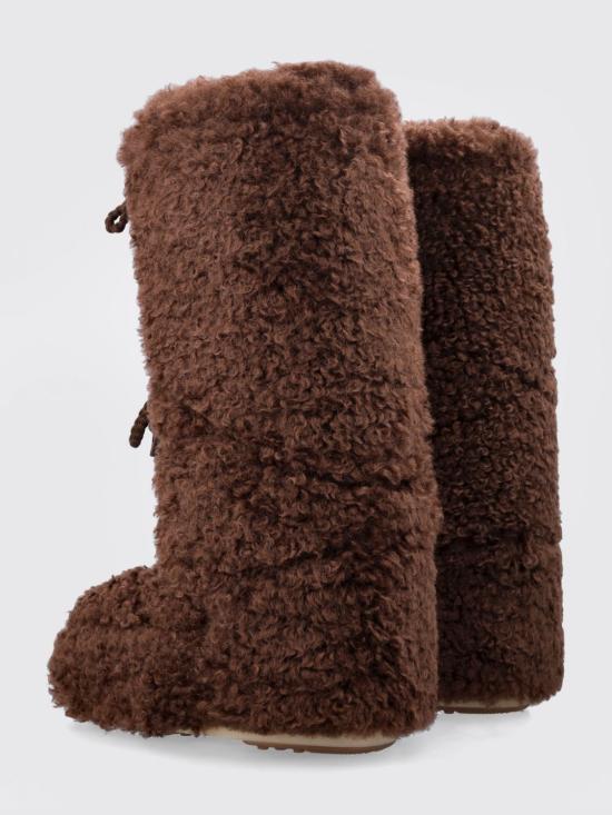 25FW 문부츠 아이콘 컬리 엑스트라 부츠 80D1403070 M010 Brown - MOON BOOT