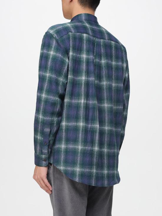 25FW 오라리 셔츠 A25AS01WN FGN Green - AURALEE