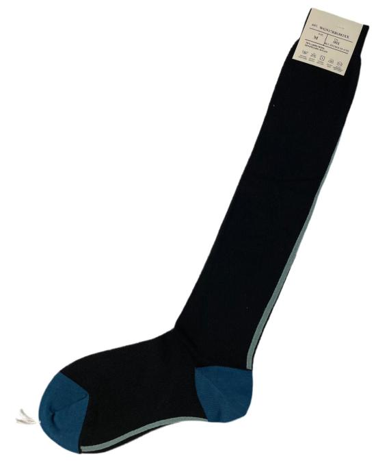  마리아 라 로사 양말 스트라이프 울 니삭스