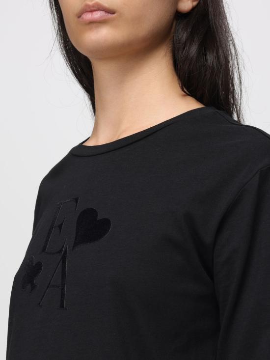 25FW 엠포리오 아르마니 반팔 티셔츠 EW002838AF12597 UC001 Black - EMPORIO ARMANI