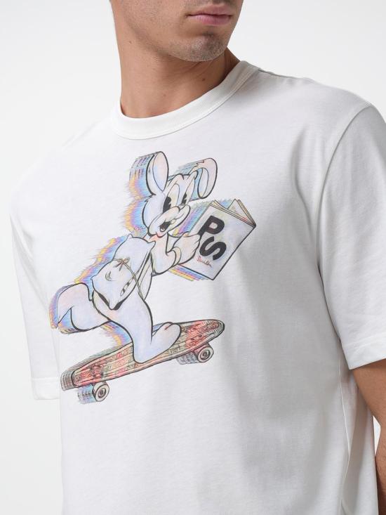 25FW PS 바이 폴스미스 반팔 티셔츠 M2R220XTP5247 02 White - PS BY PAUL SMITH