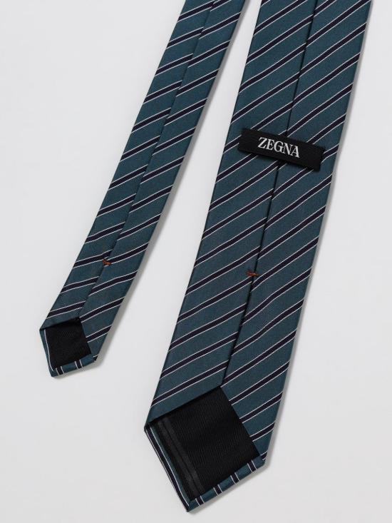 25FW 에르메네질도제냐 넥타이 1P8Z2D05TA2 304 Green - ERMENEGILDO ZEGNA