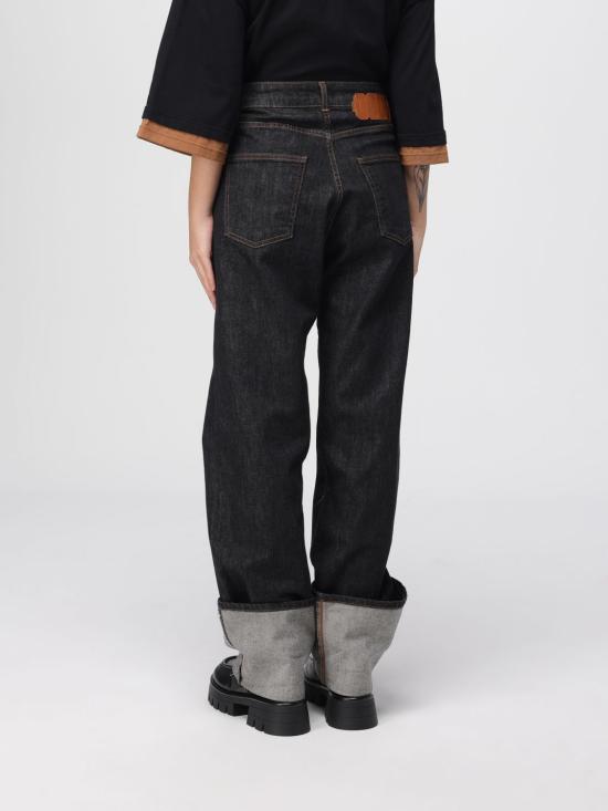 25FW 지씨디에스 데님 팬츠 B2CW2913DA8 99 Black - GCDS