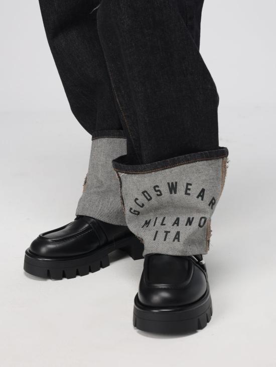 25FW 지씨디에스 데님 팬츠 B2CW2913DA8 99 Black - GCDS