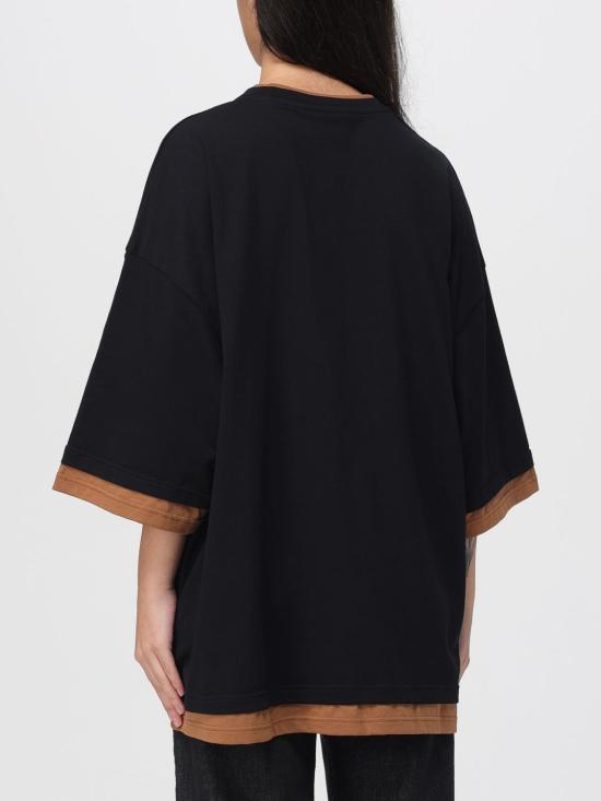 25FW 지씨디에스 반팔 티셔츠 B2XW2325JF1 99 Black - GCDS