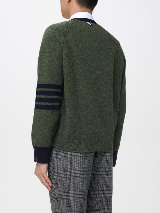 25FW 톰브라운 스웨터 MKC613BY1026 310 Green - THOM BROWNE