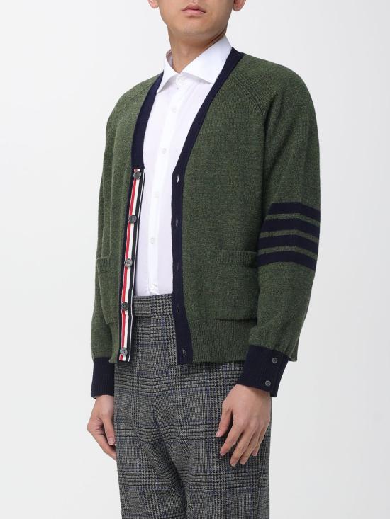 25FW 톰브라운 스웨터 MKC613BY1026 310 Green - THOM BROWNE