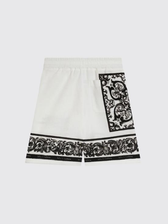 25FW [키즈] 돌체앤가바나 쇼츠/버뮤다 L4JQV3II7HN HX5DQ White - DOLCE & GABBANA