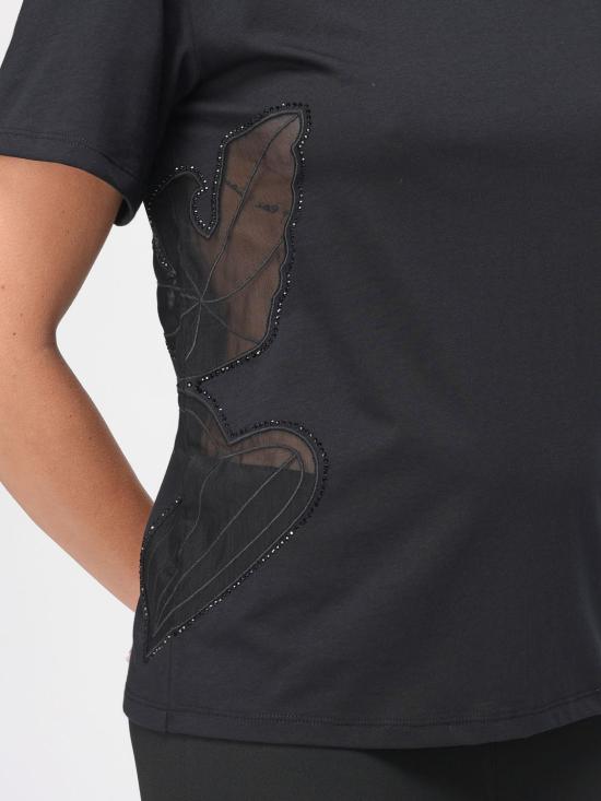 25FW 엠포리오 아르마니 반팔 티셔츠 EW002246AF13318 UC001 Black - EMPORIO ARMANI