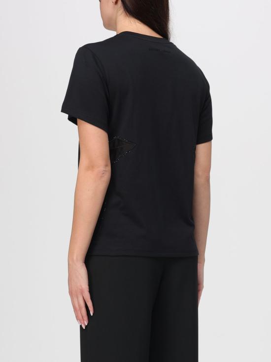 25FW 엠포리오 아르마니 반팔 티셔츠 EW002246AF13318 UC001 Black - EMPORIO ARMANI