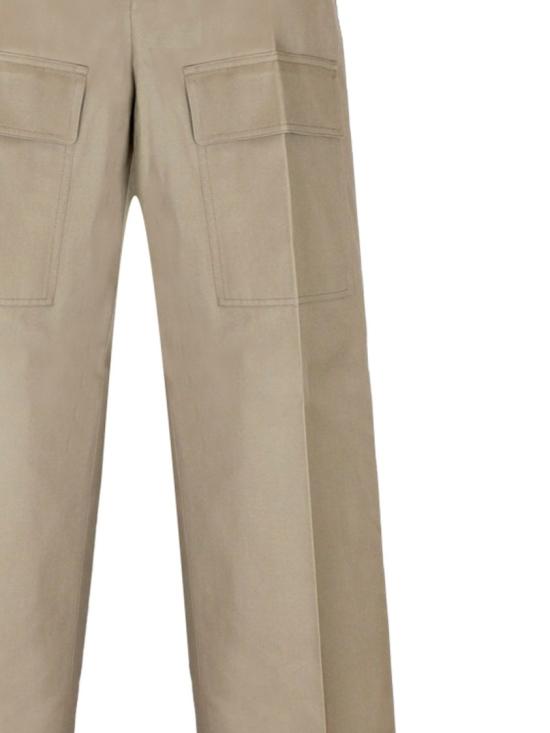  구찌 코튼 와이드 레그 카고 트라우저 762309 ZAPRO9569 Neutrals - GUCCI