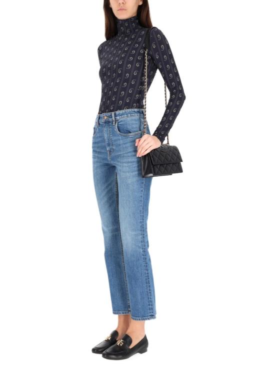 25FW 토리버치 터틀넥 116439 476 Blue - TORY BURCH