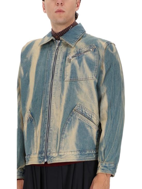 25FW 비비안웨스트우드 워시드 지퍼 캐주얼 자켓 2801000J W018AK311 Blue - VIVIENNE WESTWOOD