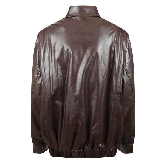 25FW MM6 메종마르지엘라 자켓 S52AM0325 M35465 Brown - MM6 MAISON MARGIELA