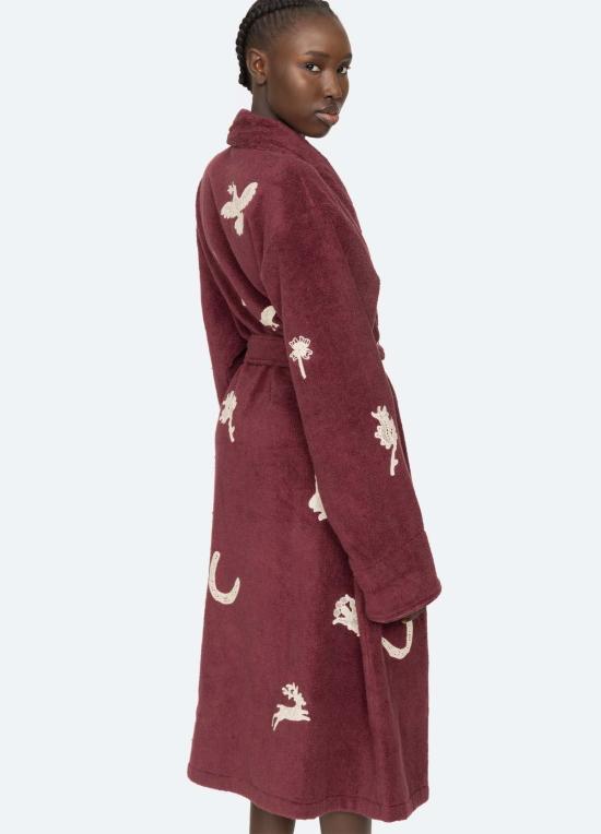  씨뉴욕 언더웨어 시 니 미카 로브 버건디 - SEA NY