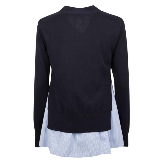 25FW 사카이 스웨터 25 08011 Blue - SACAI