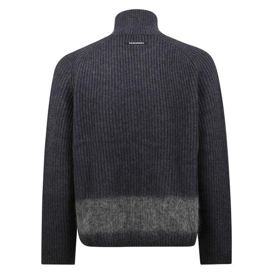 25FW 디스퀘어드2 집업 니트 S74HA1546 D13150 Blue - DSQUARED2