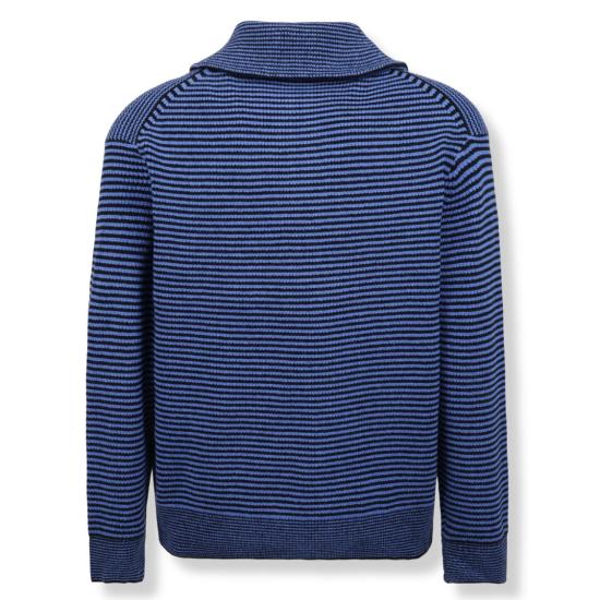 25FW JW앤더슨 집업 니트 KW1285 YN0408 Blue - JW ANDERSON