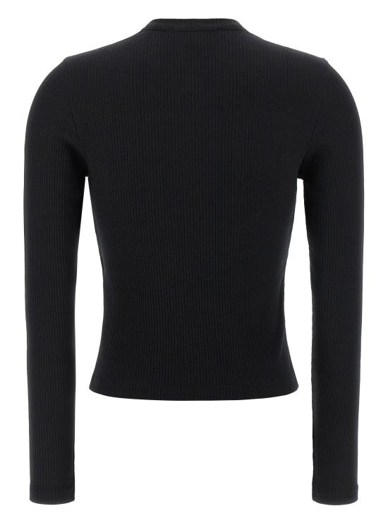 25FW 메종키츠네 베이비 폭스 립드 가디건 PW00512KJ0134P199 BLACK DOM - MAISON KITSUNE