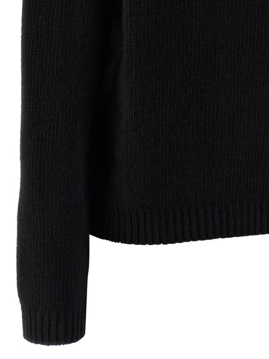 25FW 메종키츠네 드레스드 폭스 인타르시아 울 점퍼 PW00812KH0002P199 BLACK DOM - MAISON KITSUNE