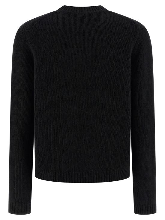 25FW 메종키츠네 드레스드 폭스 인타르시아 울 점퍼 PW00812KH0002P199 BLACK DOM - MAISON KITSUNE