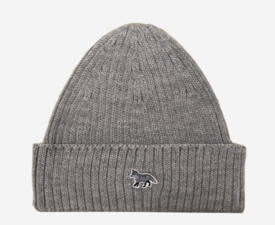 25FW 메종키츠네 베이비 폭스 비니 PW06102KT1022H131 MEDIUM GREY MELANGE DOM