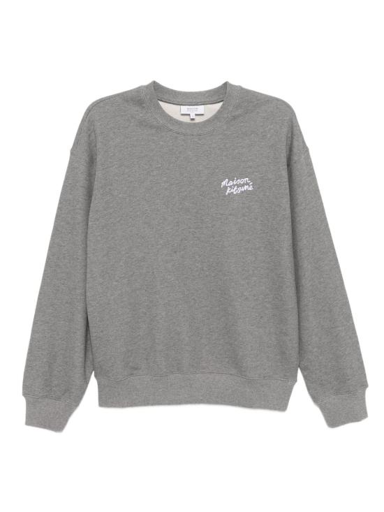 25FW 메종키츠네 핸드라이팅 컴포트 스웨트셔츠 MM00315KM03410365 MEDIUM GREY WHITE DOM